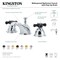Kingston Brass KS3968PKX Duchess Widespread Bathroom Faucet W/ Brass Pop-Up, Nickel KS3968PKX - alternate 3